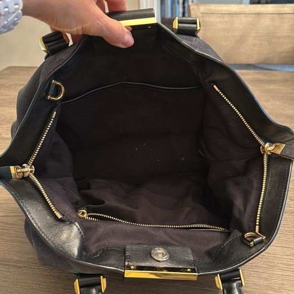 Michael Kors Collection Suede Handbag - Picture 4 of 5